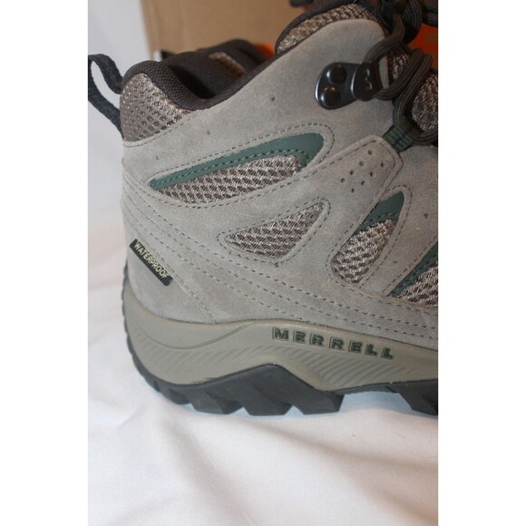 Merrell Mens Oakcreek Mid Waterproof Boots Hiking Trail Shoes SZ 10 BOULDER NIB - Picture 4 of 7